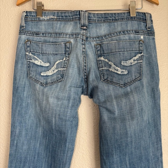 Y2K Vintage LEI Low Rise Bootcut Flare Jeans Size 7 - Picture 4 of 8